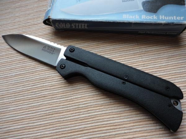 COLD STEEL BLACK ROCK HUNTER DISCONTINUED NOS COLD STEEL BLACK ROCK HUNTER DISCONTINUED NOS