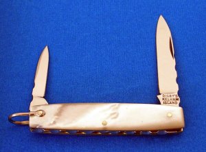 DIGBY'S KELHAM ISLAND SHEFFIELD ENGLAND Custom Graham Clayton Mother Of Pearl Gentleman's Knife