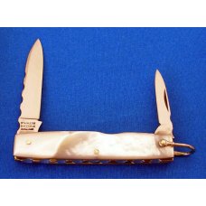 DIGBY'S KELHAM ISLAND SHEFFIELD ENGLAND Custom Graham Clayton Mother Of Pearl Gentleman's Knife DIGBY'S KELHAM ISLAND SHEFFIELD ENGLAND Custom Graham Clayton Mother Of Pearl Gentleman's Knife