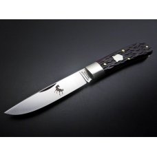 Great Eastern Cutlery #74 Mustang Black Plum Jigged Bone GEC 745120 Great Eastern Cutlery #74 Mustang Black Plum Jigged Bone GEC 745120
