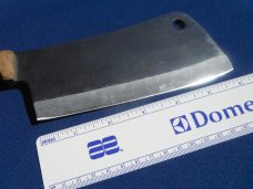 Carvel Hall Meat Cleaver Stainless Molybdenum Steel 6" Knife Wood Handle. Made in Japan. SHARP!!! Carvel Hall Meat Cleaver Stainless Molybdenum Steel 6" Knife Wood Handle. Made in Japan. SHARP!!!