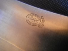 Carvel Hall Meat Cleaver Stainless Molybdenum Steel 6" Knife Wood Handle. Made in Japan. SHARP!!! Carvel Hall Meat Cleaver Stainless Molybdenum Steel 6" Knife Wood Handle. Made in Japan. SHARP!!!