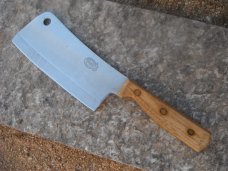 Carvel Hall Meat Cleaver Stainless Molybdenum Steel 6" Knife Wood Handle. Made in Japan. SHARP!!! Carvel Hall Meat Cleaver Stainless Molybdenum Steel 6" Knife Wood Handle. Made in Japan. SHARP!!!