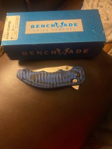 New Benchmade 300-1 Axis Flipper BlueClass 154CM Manual Open With Belt/Pocket Clip New In Box New Benchmade 300-1 Axis Flipper BlueClass 154CM Manual Open With Belt/Pocket Clip New In Box