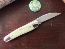 Great Eastern Cutlery Tidioute 190120 Little Rattler, Smooth White Bone Handle, (GEC 19), New Great Eastern Cutlery Tidioute 190120 Little Rattler, Smooth White Bone Handle, (GEC 19), New