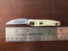 Great Eastern Cutlery Tidioute 190120 Little Rattler, Smooth White Bone Handle, (GEC 19), New Great Eastern Cutlery Tidioute 190120 Little Rattler, Smooth White Bone Handle, (GEC 19), New