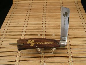 SCHRADE WALDEN N.Y. U.S.A. 163 VINTAGE CARBON STEEL SINGLE BLADE FOLDING UNUSED NICE POCKET KNIFE