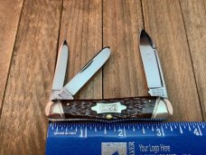 Case Classic 3 Backspring Whittler Utica Brown Jigged Bone 1990 Case Classic 3 Backspring Whittler Utica Brown Jigged Bone 1990