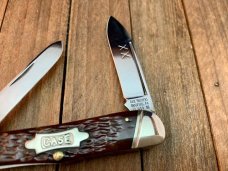 Case Classic 3 Backspring Whittler Utica Brown Jigged Bone 1990 Case Classic 3 Backspring Whittler Utica Brown Jigged Bone 1990