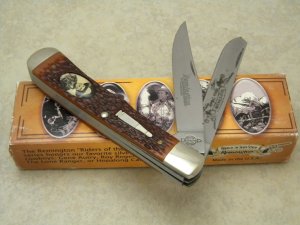 Remington Bullet Madison NC USA Riders of the Silver Screen "Gene Autry"  Trapper Knife