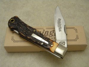 Remington USA 1990 R1306 Double Bubble Secret Agent Lockback Knife