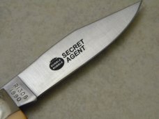 Remington USA 1990 R1306 Double Bubble Secret Agent Lockback Knife Remington USA 1990 R1306 Double Bubble Secret Agent Lockback Knife