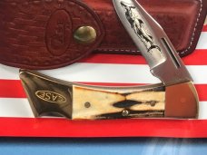 Vintage 1981 Case xx Hammerhead Shark Folding Hunter Knife w Sheath & Orig Box -5159 LSSP -NOS &NM/M Vintage 1981 Case xx Hammerhead Shark Folding Hunter Knife w Sheath & Orig Box -5159 LSSP -NOS &NM/M