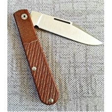 LION STEEL SHUFFLER NATURAL MICARTA EURO BARLOW JACK KNIFE, ULTRALIGHT NIB. 2020 was only time made