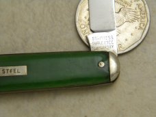 Stainless Cutlery Co. New York City (Camillus Trademark) 2 Blade Pen Knife c.1924-1940 Stainless Cutlery Co. New York City (Camillus Trademark) 2 Blade Pen Knife c.1924-1940