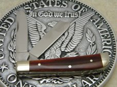 Ka-Bar Kabar Union Cut Co Bone 370 One-Arm Razor Trapper Knife 