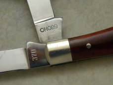 Ka-Bar Kabar Union Cut Co Bone 370 One-Arm Razor Trapper Knife 