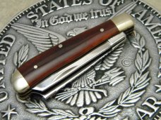 Ka-Bar Kabar Union Cut Co Bone 370 One-Arm Razor Trapper Knife 