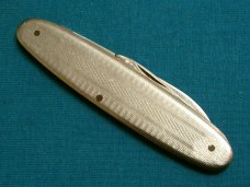 VINTAGE STAINLESS EQUAL END CIGAR PEN JACK FOLDING POCKET FILE KNIFE KNIVES OLD SWEDEN GERMANY