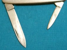 VINTAGE STAINLESS EQUAL END CIGAR PEN JACK FOLDING POCKET FILE KNIFE KNIVES OLD SWEDEN GERMANY