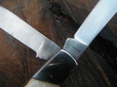LARGE STOCKMAN / CATTLE KNIFE CAMEL BONE SCALES LARGE STOCKMAN / CATTLE KNIFE CAMEL BONE SCALES