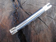 Uncle Henry / Scharde Lock-back Pocket Knife with Ram's Horn Scales. Uncle Henry / Scharde Lock-back Pocket Knife with Ram's Horn Scales.