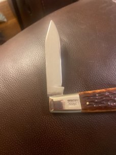 Vintage Mervin Masters Custom Bone Handle With Gorgeous Bolsters Custom Fiishtail Singlw Blade Vintage Mervin Masters Custom Bone Handle With Gorgeous Bolsters Custom Fiishtail Singlw Blade