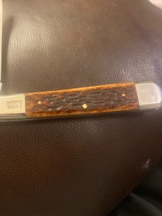 Vintage Custom Mervin Masters Bone Handle Large Barlow With Beautiful Bolsters And A Single LP Blade Vintage Custom Mervin Masters Bone Handle Large Barlow With Beautiful Bolsters And A Single LP Blade