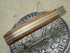 Camillus USA 1988 NKCA Club Knife Bone Jumbo Trapper