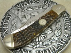 Case XX USA Bradford, PA Bone DB61100 SS NKCA 1991 1 Of 4000 Saddlehorn Knife 