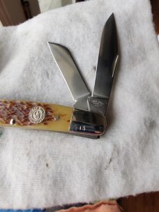 Canal Street Three Blade Serpentine Stockman Canal Street Three Blade Serpentine Stockman