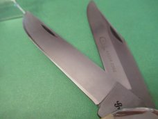 Case XX 1976 Grey Etch Stag Handle Folding Hunter Pattern # 5265 SAB SSP Case XX 1976 Grey Etch Stag Handle Folding Hunter Pattern # 5265 SAB SSP