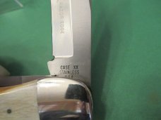 Case XX 1976 Grey Etch Stag Handle Folding Hunter Pattern # 5265 SAB SSP Case XX 1976 Grey Etch Stag Handle Folding Hunter Pattern # 5265 SAB SSP