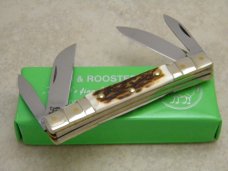 Hen and Rooster Bertram Cutlery Solingen Germany Stag 324C-DS Congress Knife Hen and Rooster Bertram Cutlery Solingen Germany Stag 324C-DS Congress Knife
