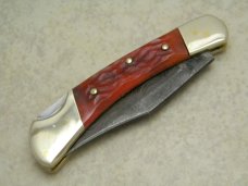 Hen and Rooster Bertram Cutlery Solingen Germany HR351RPBD Damascus Lockback Knife Hen and Rooster Bertram Cutlery Solingen Germany HR351RPBD Damascus Lockback Knife