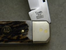 Hen & Rooster Bertram Germany 271-DS Stag 1 Blade Coffin Jack Knife in Box Hen & Rooster Bertram Germany 271-DS Stag 1 Blade Coffin Jack Knife in Box