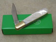 Hen and Rooster Bertram Cutlery Rostfrei Solingen Germany Pearl 251 MOP Little Barlow Knife in Box Hen and Rooster Bertram Cutlery Rostfrei Solingen Germany Pearl 251 MOP Little Barlow Knife in Box