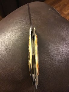 J A HENCKELS SOLINGEN GERMANY 3 3/4” LONG SUPER FAT & SUPER GNARLY STAG CONGRESS LIKE NEW J A HENCKELS SOLINGEN GERMANY 3 3/4” LONG SUPER FAT & SUPER GNARLY STAG CONGRESS LIKE NEW
