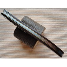 UNION CUTLERY CO OLEAN NY USA DARK AMBER GLITTER CELLULOID BARN DOOR HINGE TOOTHPICK c. 1923-51 UNION CUTLERY CO OLEAN NY USA DARK AMBER GLITTER CELLULOID BARN DOOR HINGE TOOTHPICK c. 1923-51