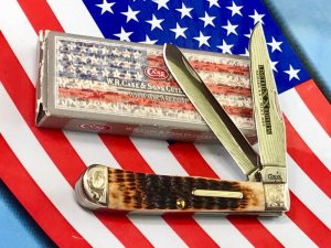 2006 Case xx Trapper Limited Edition (6254 SS) Molasses Brown Bone Handles Scrolled Bolsters #37/250