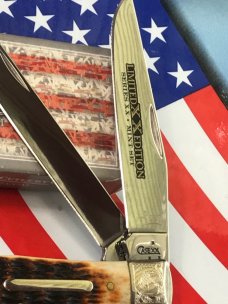 2006 Case xx Trapper Limited Edition (6254 SS) Molasses Brown Bone Handles Scrolled Bolsters #37/250