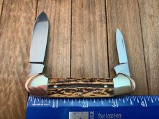 A.G. Russell Mohawk Stag Canoe Made in Solingen Germany 1969