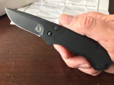 Woodard Pocket Pro Switchblade Knife, Black Plain Edge Blade, New In Box Woodard Pocket Pro Switchblade Knife, Black Plain Edge Blade, New In Box