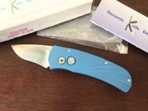 Dynamic Knife Design (DKD) Stingray Switchblade Knife, W. R. Clark Hand Ground Blade, Light Use  