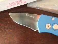 Dynamic Knife Design (DKD) Stingray Switchblade Knife, W. R. Clark Hand Ground Blade, Light Use Dynamic Knife Design (DKD) Stingray Switchblade Knife, W. R. Clark Hand Ground Blade, Light Use
