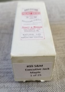 Schatt and Morgan Executive Jack, Maple..1095 Carbon...1/25..Nib...pattern Indian River came from Schatt and Morgan Executive Jack, Maple..1095 Carbon...1/25..Nib...pattern Indian River came from