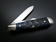 Great Eastern Cutlery Tidioute #06 Pemberton 2-Blade Dark Blue Jigged Bone GEC 062219 Great Eastern Cutlery Tidioute #06 Pemberton 2-Blade Dark Blue Jigged Bone GEC 062219
