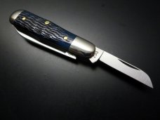 Great Eastern Cutlery Tidioute #06 Pemberton 2-Blade Dark Blue Jigged Bone GEC 062219 Great Eastern Cutlery Tidioute #06 Pemberton 2-Blade Dark Blue Jigged Bone GEC 062219