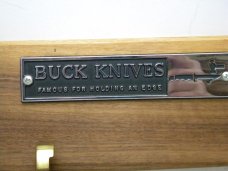 Buck Custom USA Stone Mountain 1 of 250 Bowie Knife w/Wood Display and COA