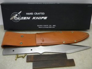 Olsen Knife Co. USA Fixed Blade Sheath Knife Kit